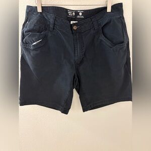 Mountain Hardwear Black Canvas Outdoor Hiking Shorts Men’s Size 36/10